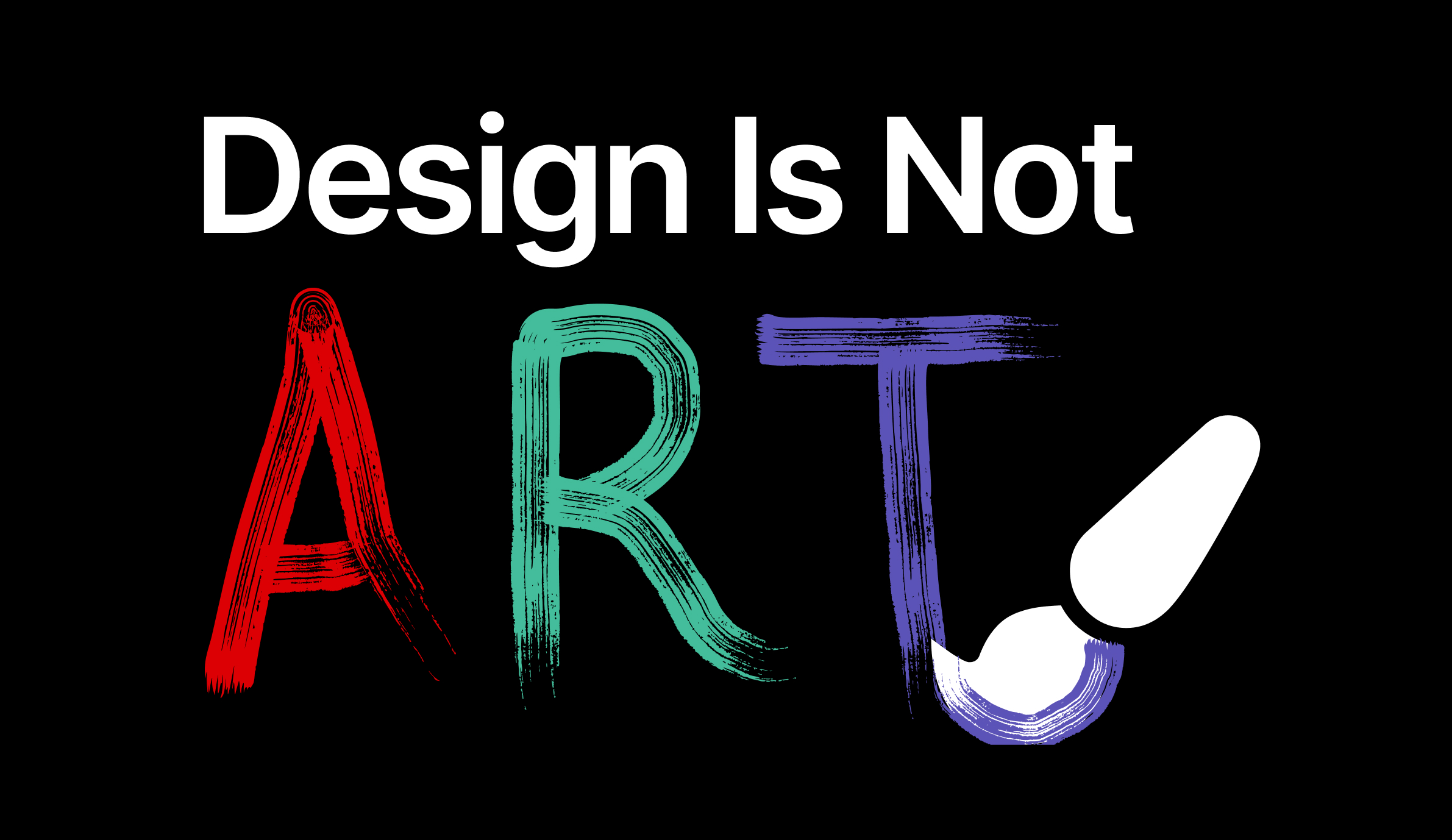 Design is not art