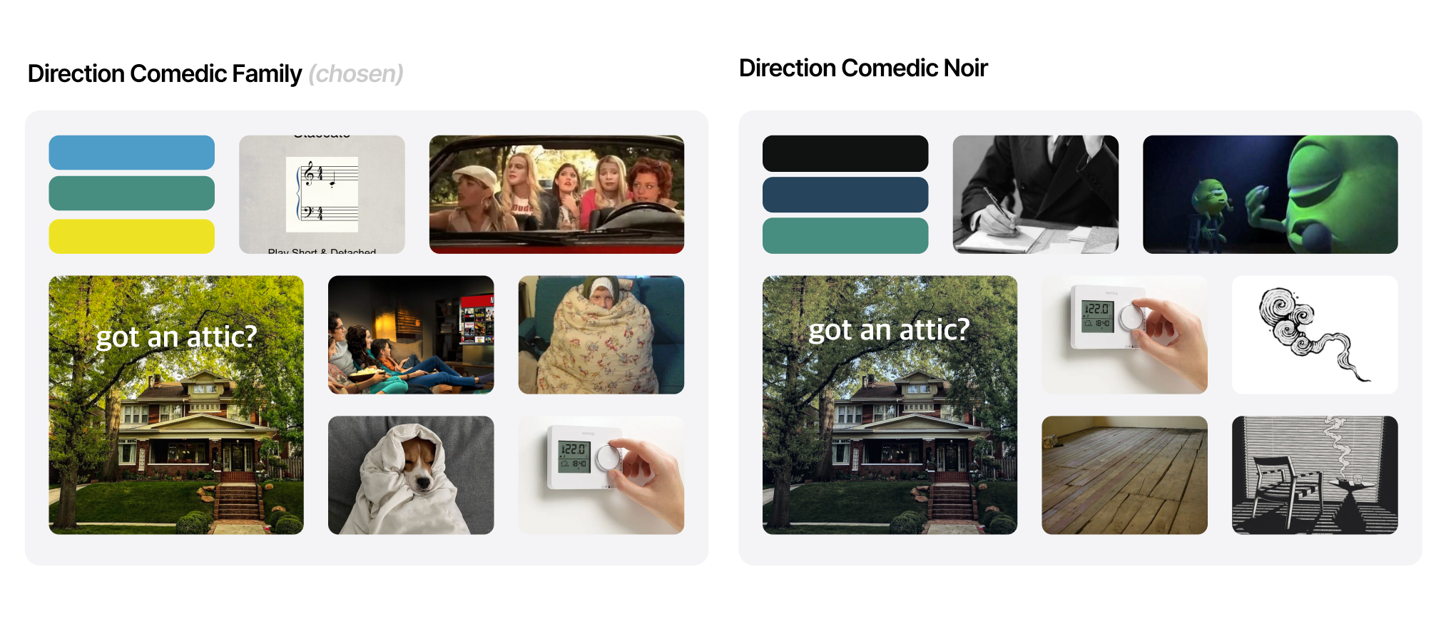 Moodboards & Strategy